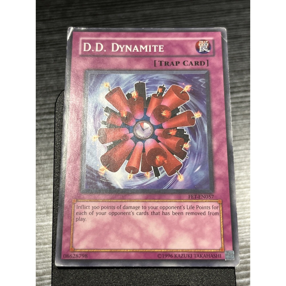D.D. Dynamite FET-EN057 Yu-Gi-Oh! Common – Unlimited – Moderately Played
